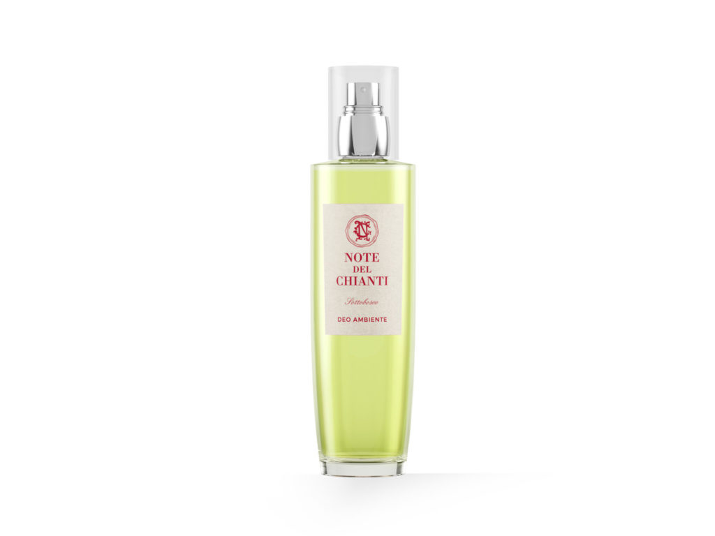 deo ambiente per profumare la casa, linea Sottobosco di Note del Chianti