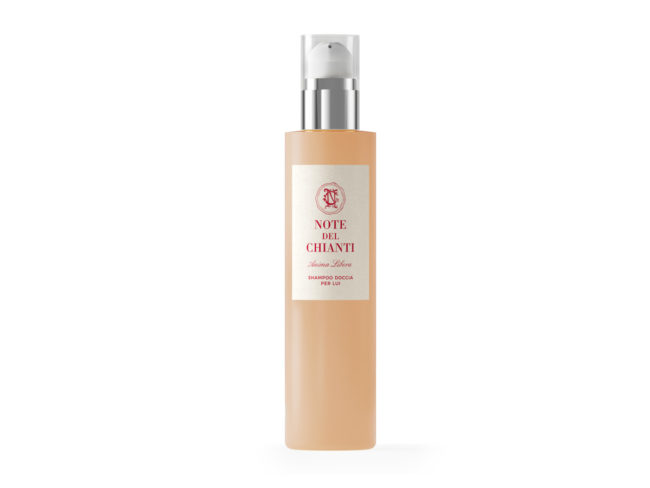 Anima Libera, shampoo shower gel for man created by the online boutique of Note del Chianti